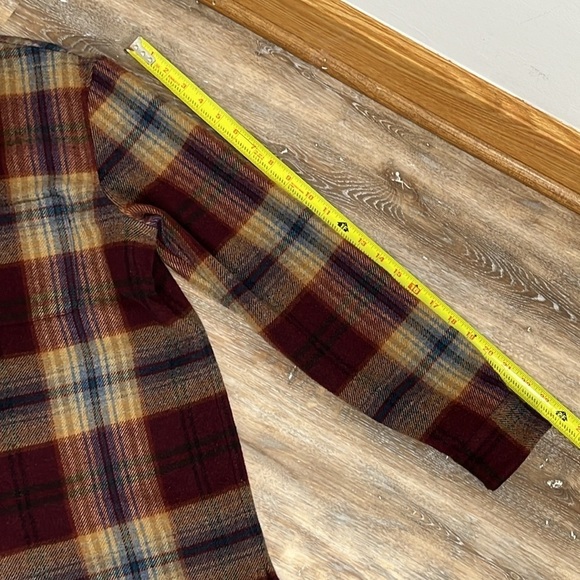 Liz Claiborne Plaid Jacket - Red, Brown, and Tan - Picture 13 of 16
